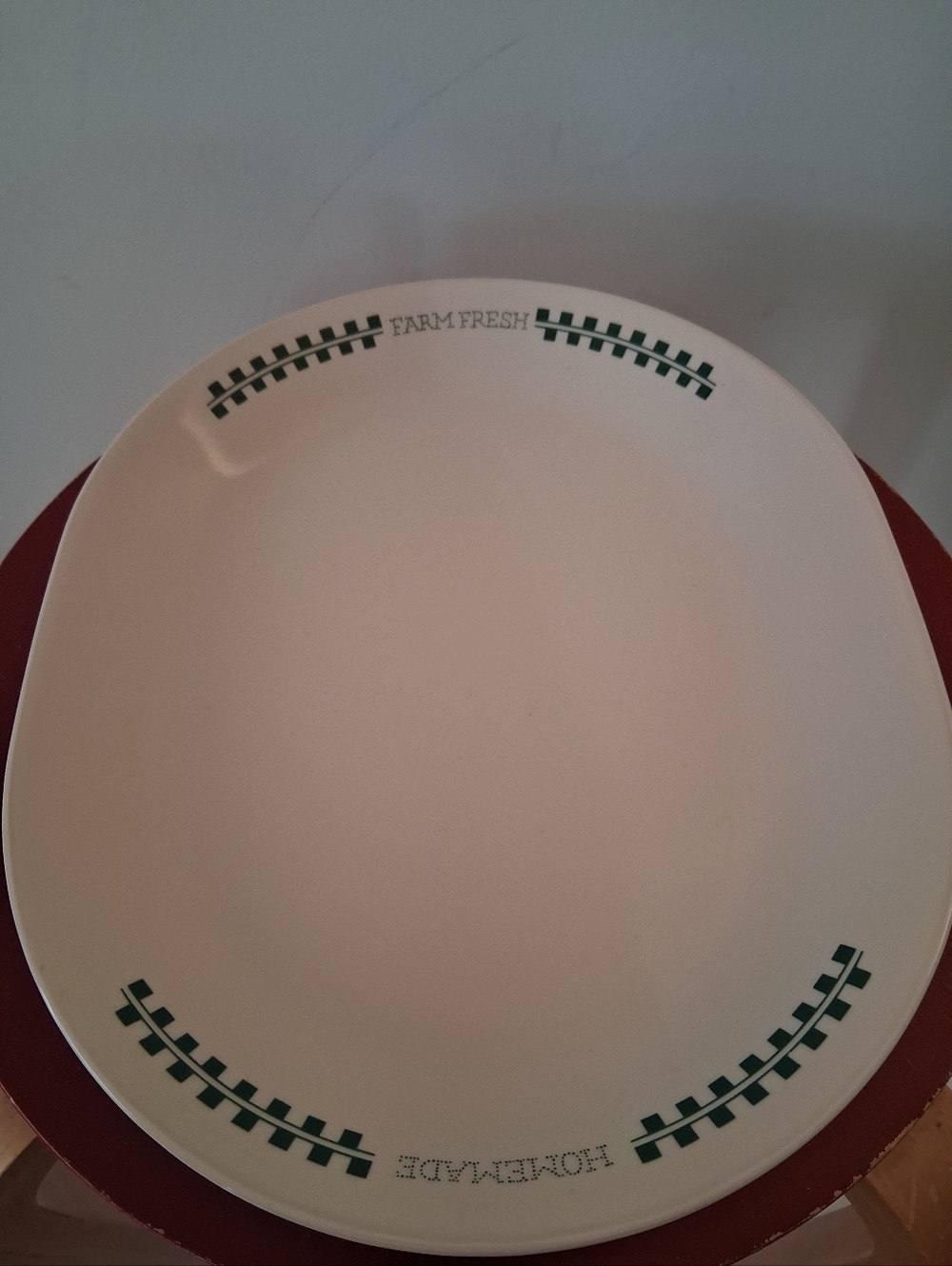 Vintage Corelle By Corning Oval Serving Platter